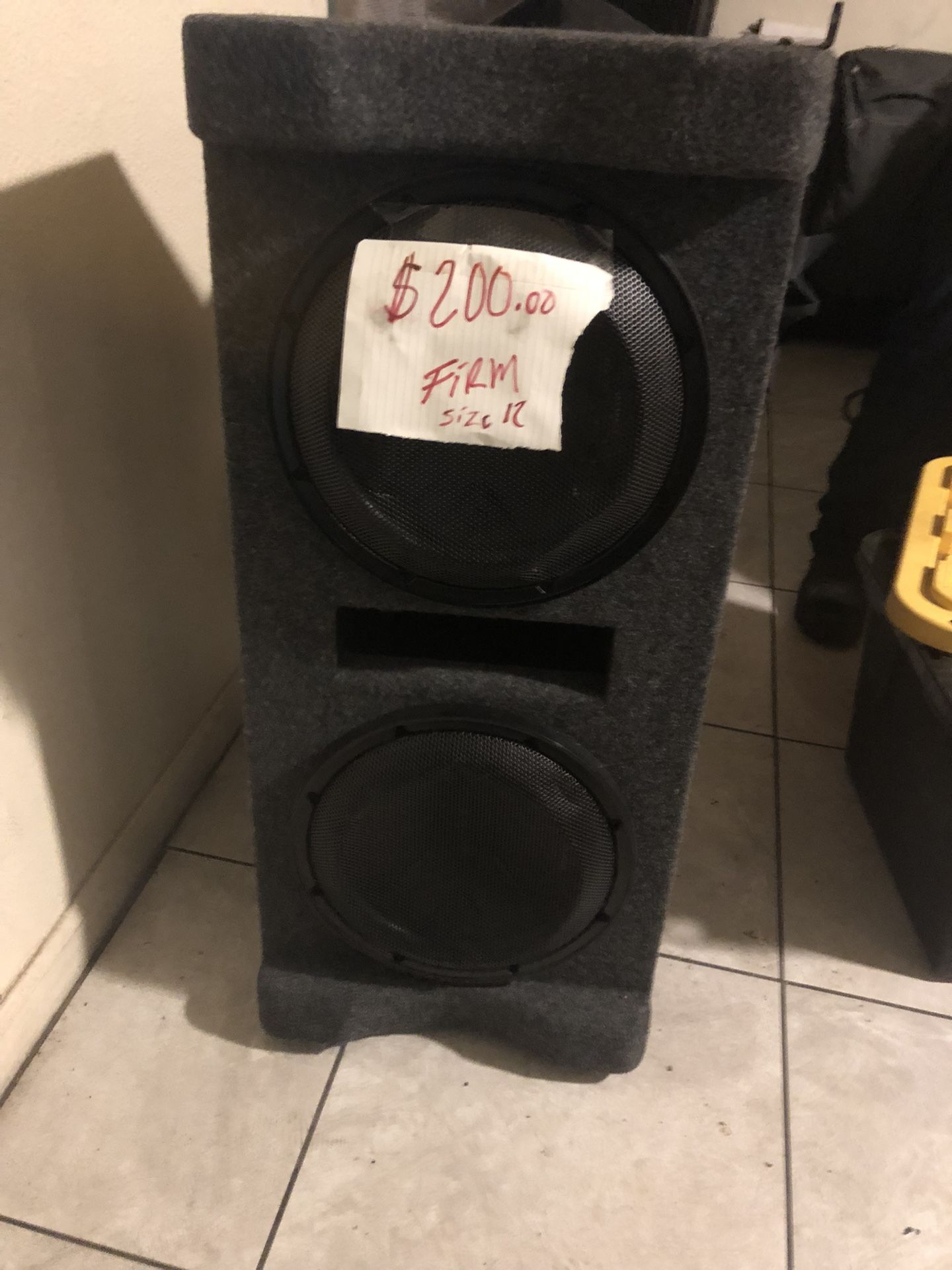 Two 12 Speaker