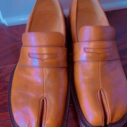 Maison Martin Margiela Brown Leather Loafers