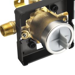 Tub, shower valve, single handle