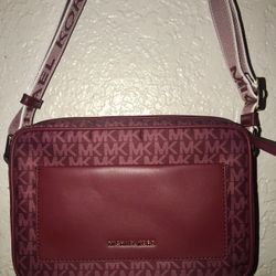 Michael Kors Red Crossbody Handbag