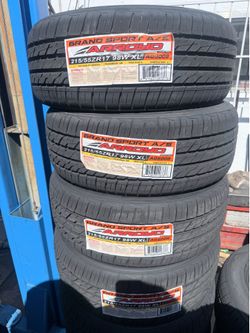 215/55/17 arroyo #4 New Tires Mount & Balance // Set De 4 Llantas Nuevas Instaladas Y Balanceadas