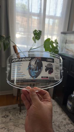 Shoei clear motor cycle visor
