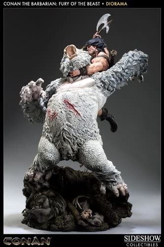 Conan the Barbarian Fury Of The Beast Sideshow Statue Resin Figure Collectible