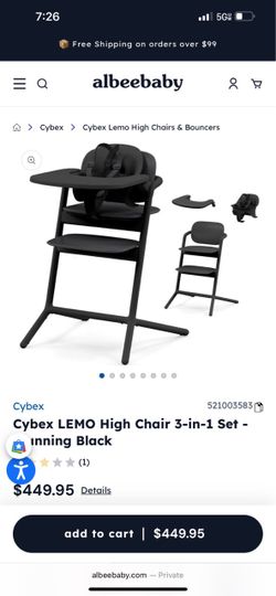 Cybex LEMO high chair 80