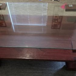 Glass Top Coffee Table