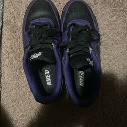 Black And Purple AF1’s