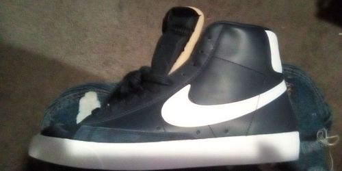 Blue Nike blazer size 9 in women's