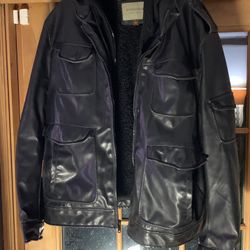 Mens Sonoma Faux Leather Jacket