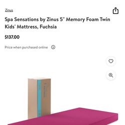 Twin Memory Foam Mattress