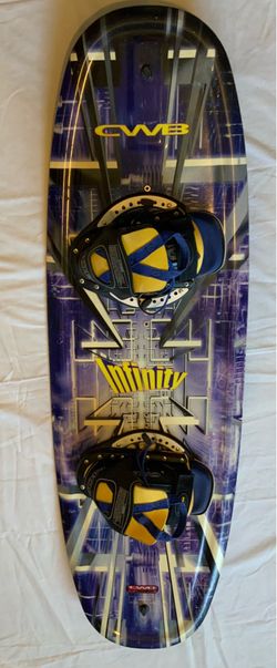 CWB Infinity Wake board with bindings and backpack