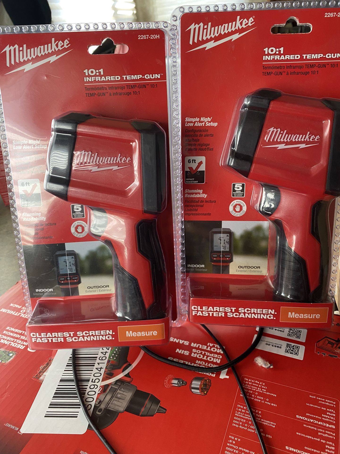 MILWAUKEE INFRARED TEM P -GUN #2267-20H NEW $60 Each(( Read Below ))