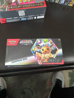 Pokemon Prismatic Evolutions Surprise Box! New, Sealed Pokemon TCG Eevee Box