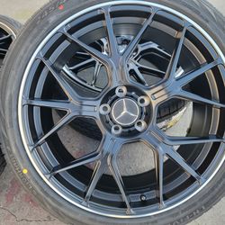 20"new Staggerd Wheels & New Tires For MERCEDES BENZ S550 
