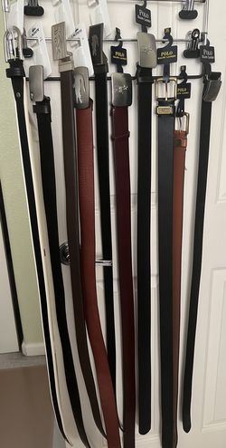 NEW - Lacoste/Ralph Lauren Leather Belt ($60/each) - No low ball bidder