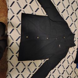 Black Nike Life Unlined Chore Coat. 