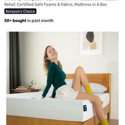 Zinus 8 Inch King Mattress With Vacuum Seal Bag 