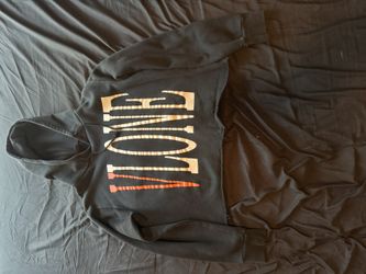 *Vintage* Vlone Black / Orange Staple Hoodie Size M