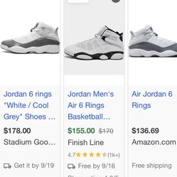 Jordan 6 Rings Size 11