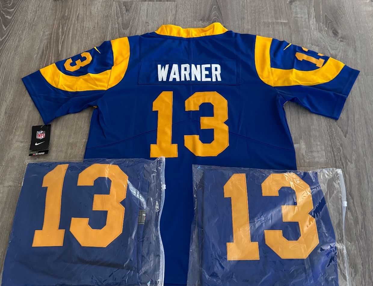 Los Angeles Rams Stitched Nacua Stafford Kupp Jerseys Small-7X See Prices Donald Kupp Nacua Bettis Warner Faulk Dickerson