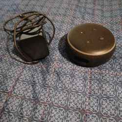 Amazon Echo Dot (3rd Generation) Smart Speaker – Charcoal (with Power Adapter)