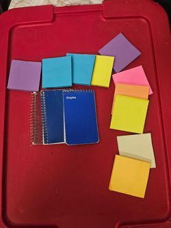 Sticky Notes and Spiral Notebooks Bundle
