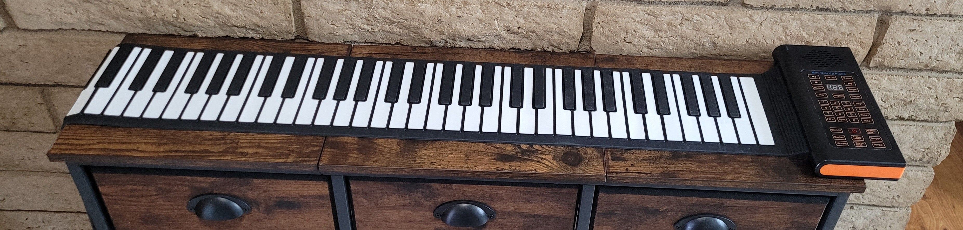 88 Keys Roll Up Piano Keyboard