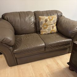 Used leather Couch - 2 Person