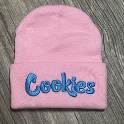 UNISEX BEANIE PINK COOKIES ONE SIZE FITS ALL $25