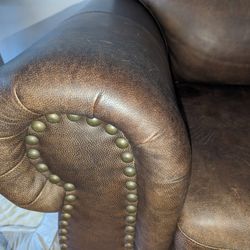  Leather Sofa  Like New 