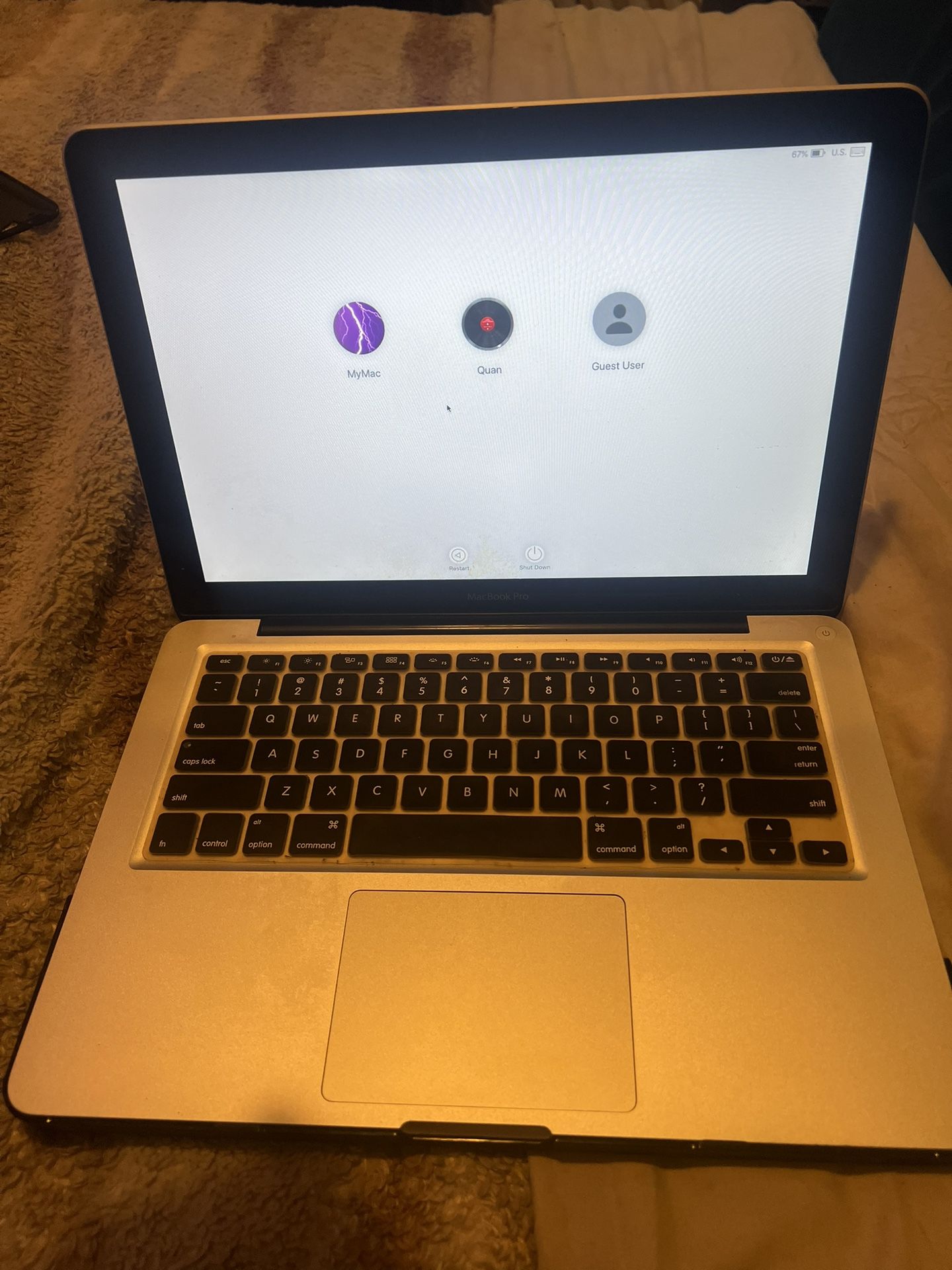 Apple Macbook Pro 15" Catalina Mid 2012 i7 2.3GHz 8GB RAM 256GB SSD 650M