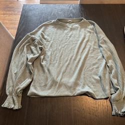 Light green women's top new with tags size XL 