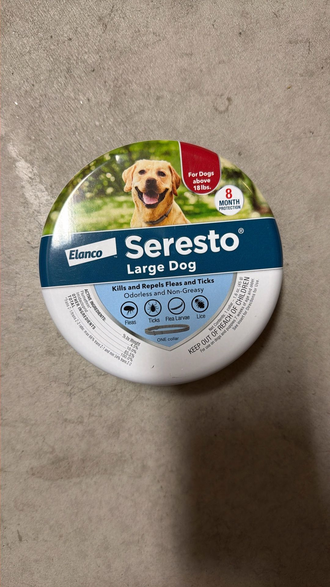 Flea & Tick Treatment & Prevention Collar for Dogs