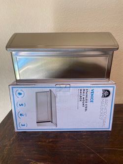 Architectural Mailboxes Venice Stainless Steel Wall Mount Mailbox