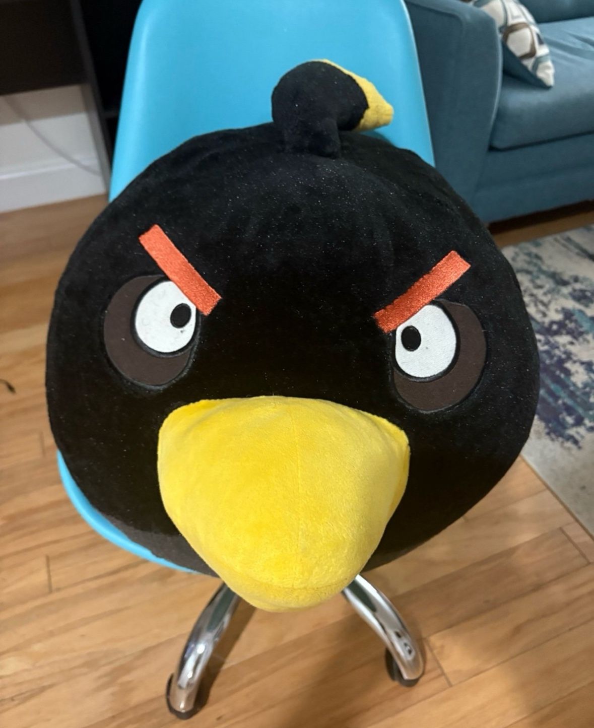 Angry Birds Jumbo Plush, Black Bomb Angry Bird
