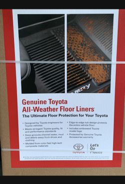 New Toyota All Wheather Mats