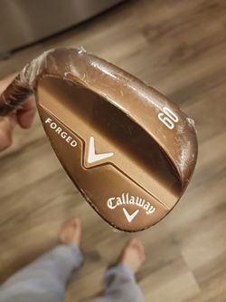 Golf Club Left-Handed Callaway Forged 60* 9* Lob Wedge Steel Shaft Standard Grip NEW in PLASTIC