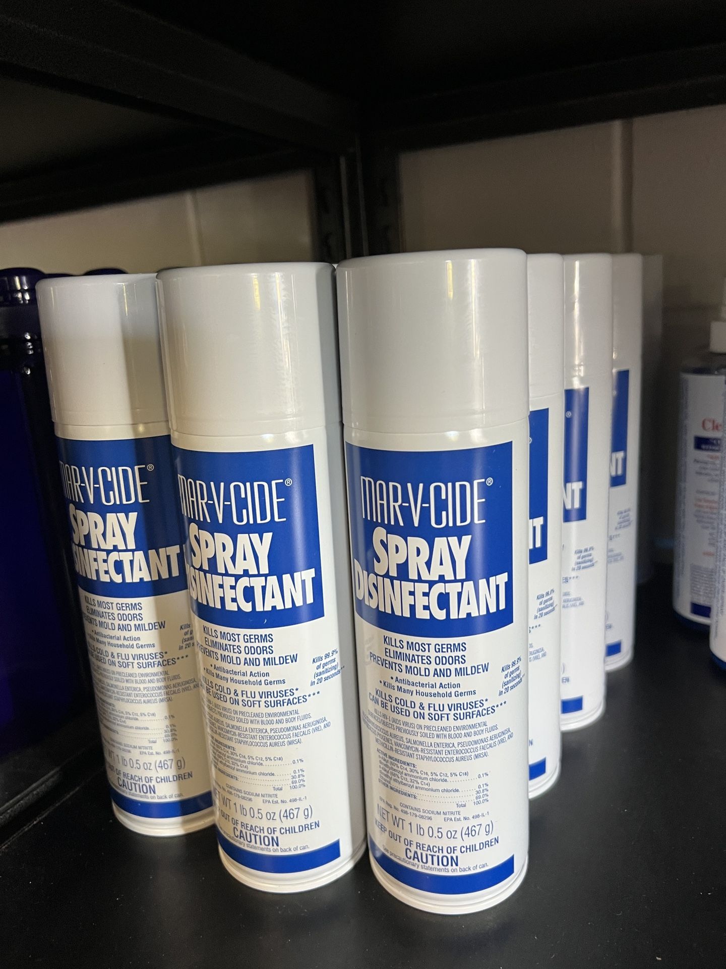 Mar-V-Cid, Desinfaction Spray.