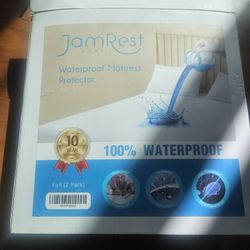 Water Proof Mattress Protector New Size Full 2 Pack