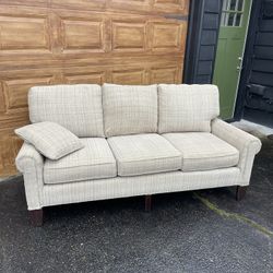 Beige Three Seat  Sofa