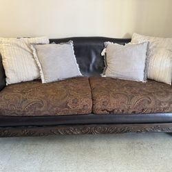 2 Dark Brown Couches For Sale🚨 NEED GONE