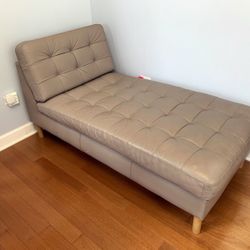IKEA MORABO Leather Lounge Chaise,Free Delivery in 10 Miles