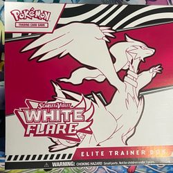 Pokemon Scarlet Violet White Flare Elite Trainer Box 