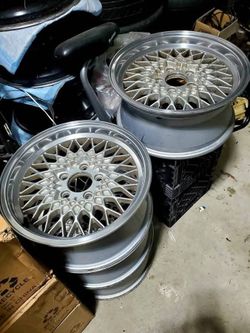 Full set rare 16inch 5x114 Speedline mesh rims With Custom polished lips