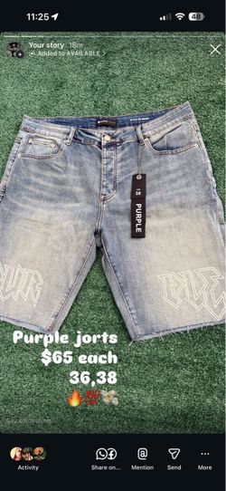 Purple jorts