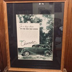 Ad From Magazine Chevrolet