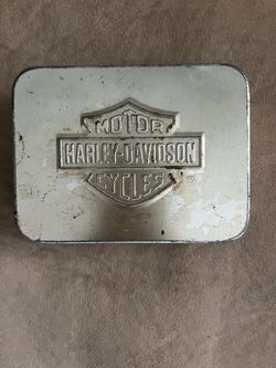 Harley Davidson Metal Collector Box