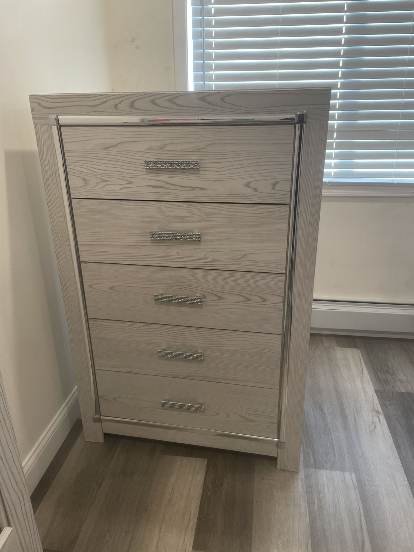 Full Size Dresser With mirror, Chest And Headboard For Sale