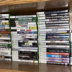 Lot of 4 Xbox 360 Games & 1 PlayStation 2 Game