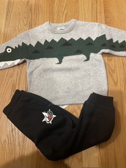 Brand New Sweater Sets- Size 4T , Total Of 3 Sets With Same Size