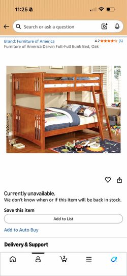 Full on Full beds Furniture of America Darvin bunkbed-or two full beds